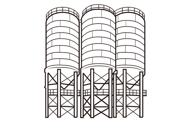 Silo de cemento